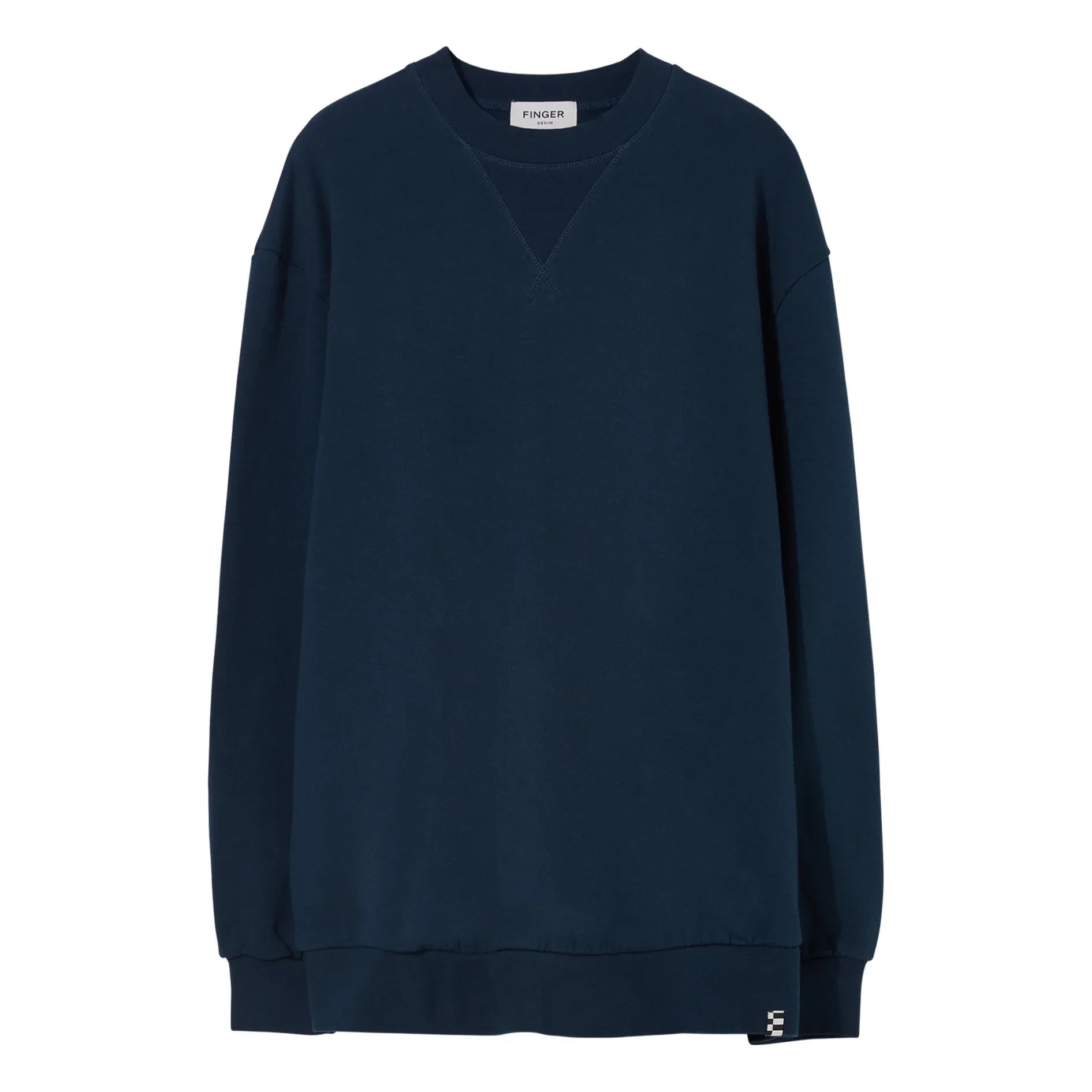 Finger in the nose - SC 007 Organic Cotton Sweatshirt | Navy Blue