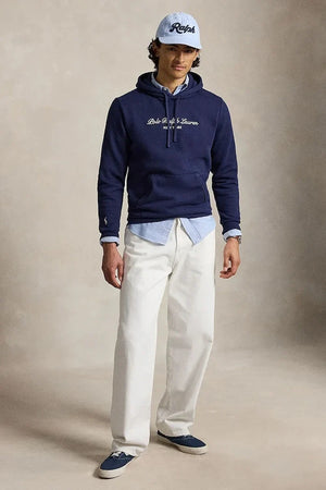 Polo Ralph Lauren kapüşonlu erkek pamuklu sweatshirt