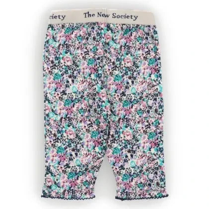 the new society - The New Society Çiçek Desenli Bebek Taytı | Pembe