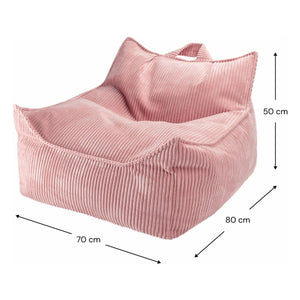 Wigiwama - Velvet Armchair | Pink