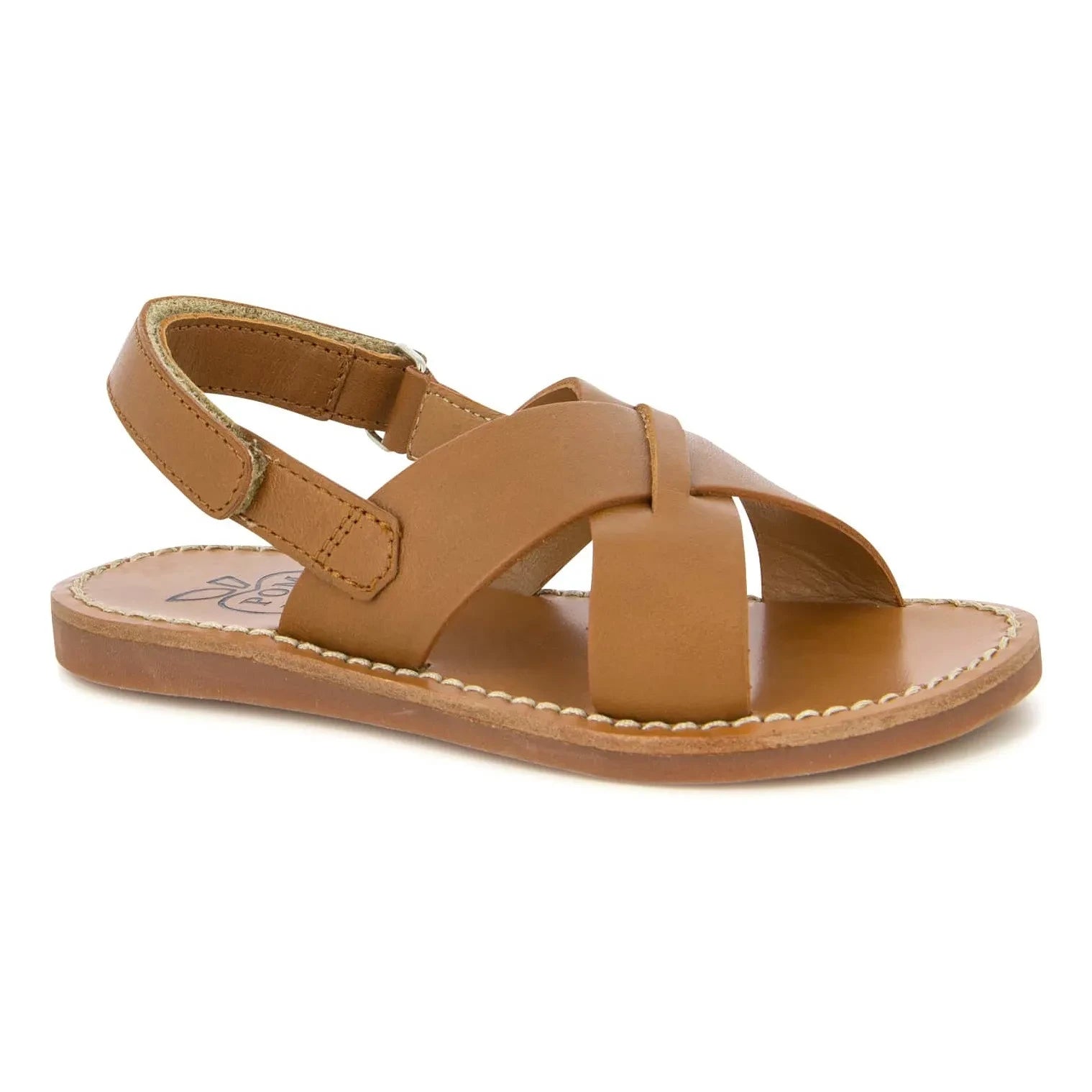 Pom d'Api - Stitch Cross Sandal | Brown