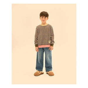 Jelly Mallow - Striped Sweater | Cream