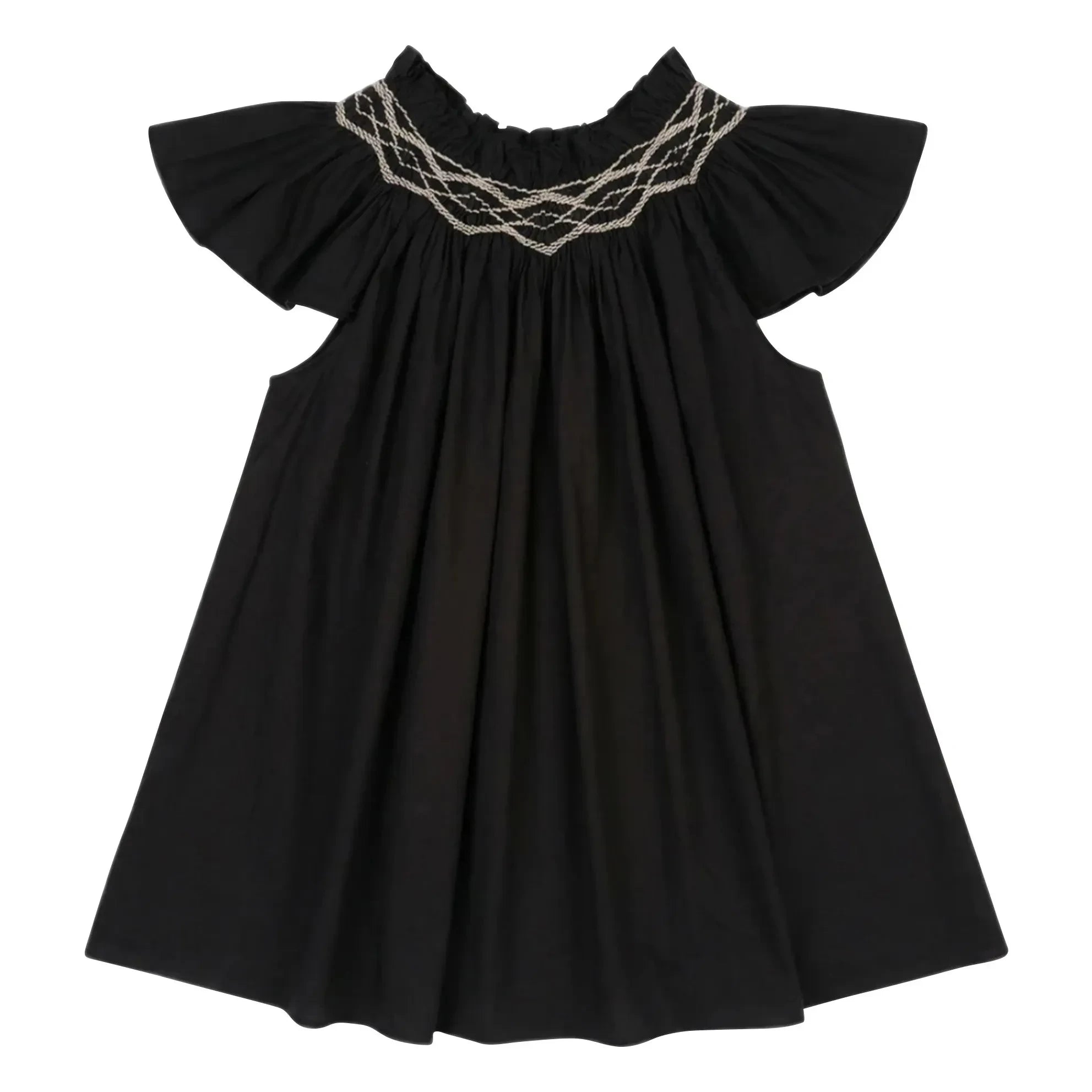 BELLEPIECE - Mykonos Cotton Poplin Top | Black