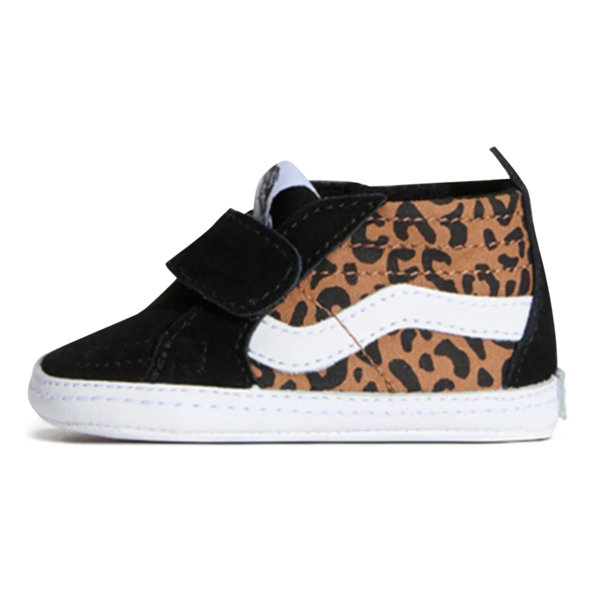 Vans - SK8-Hi Crib Leopard Print Sneakers | Brown