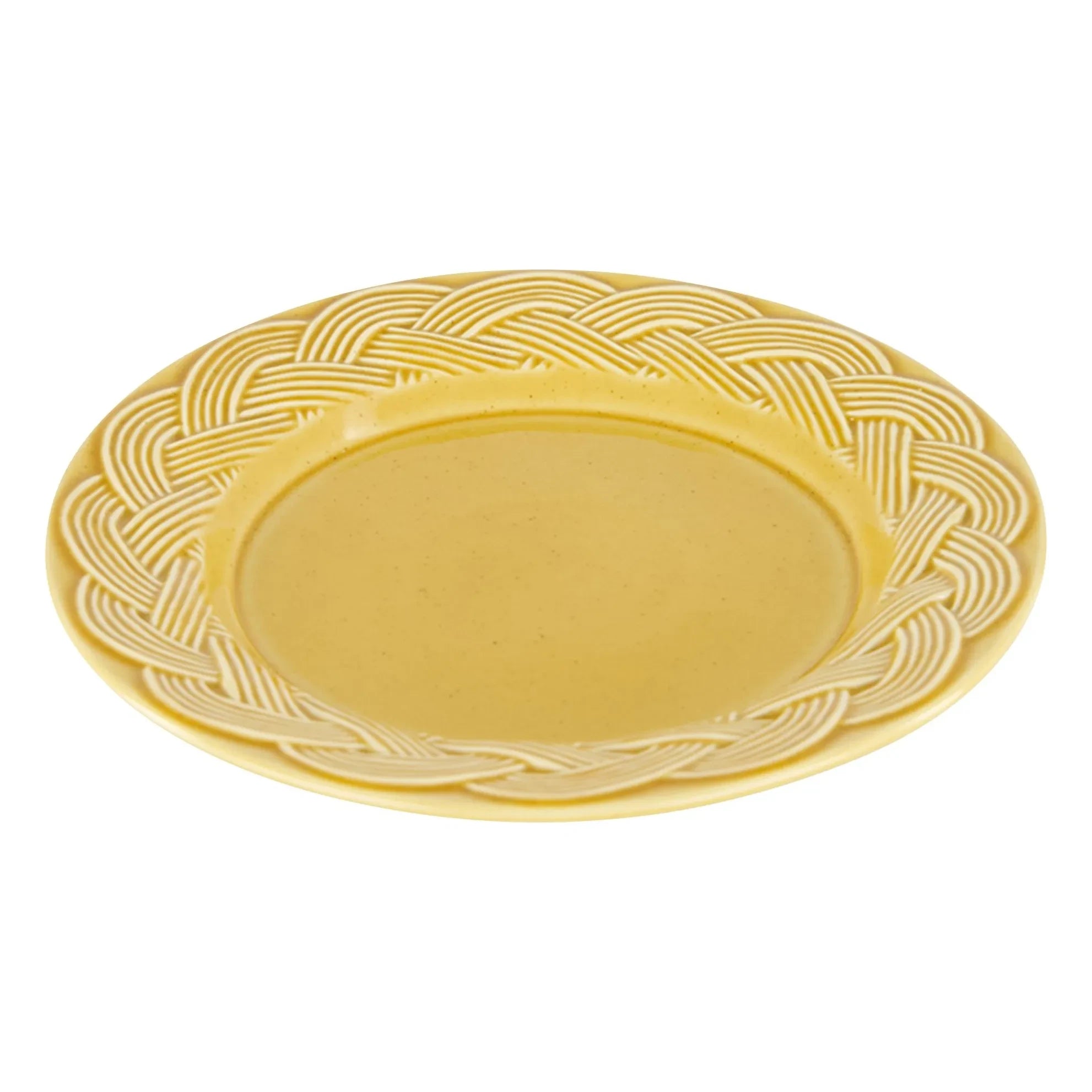 House of Capricorn - Vime Dessert Plate | Ocher