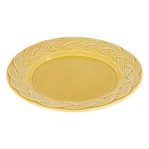 House of Capricorn - Vime Dessert Plate | Ocher