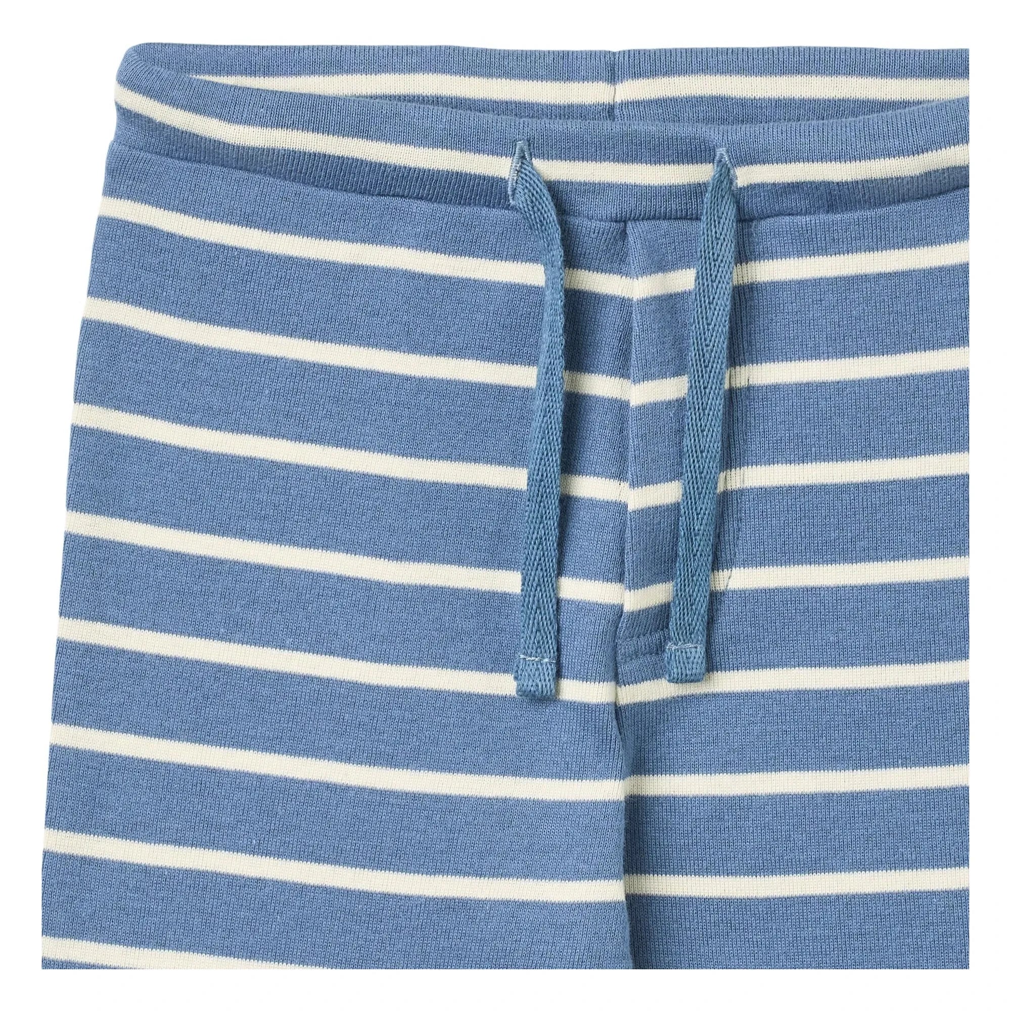 Wheat - Manfred Striped Organic Cotton Jeggings | Blue
