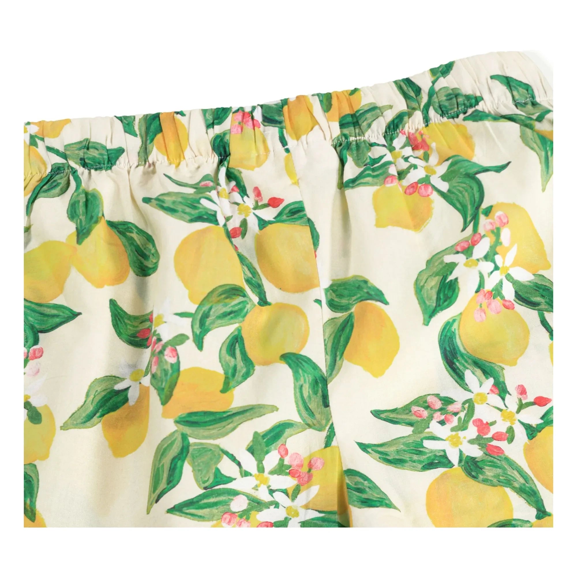 Molo - Aretha Ruffled Pants Lemons | Light Yellow