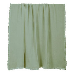Haomy - Vanly Cotton Voile Blanket | Almond Green