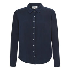 Xirena - Scout Cotton Muslin Shirt | Night Blue