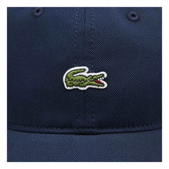 Lacoste - Logo Organic Cotton Hat | Navy