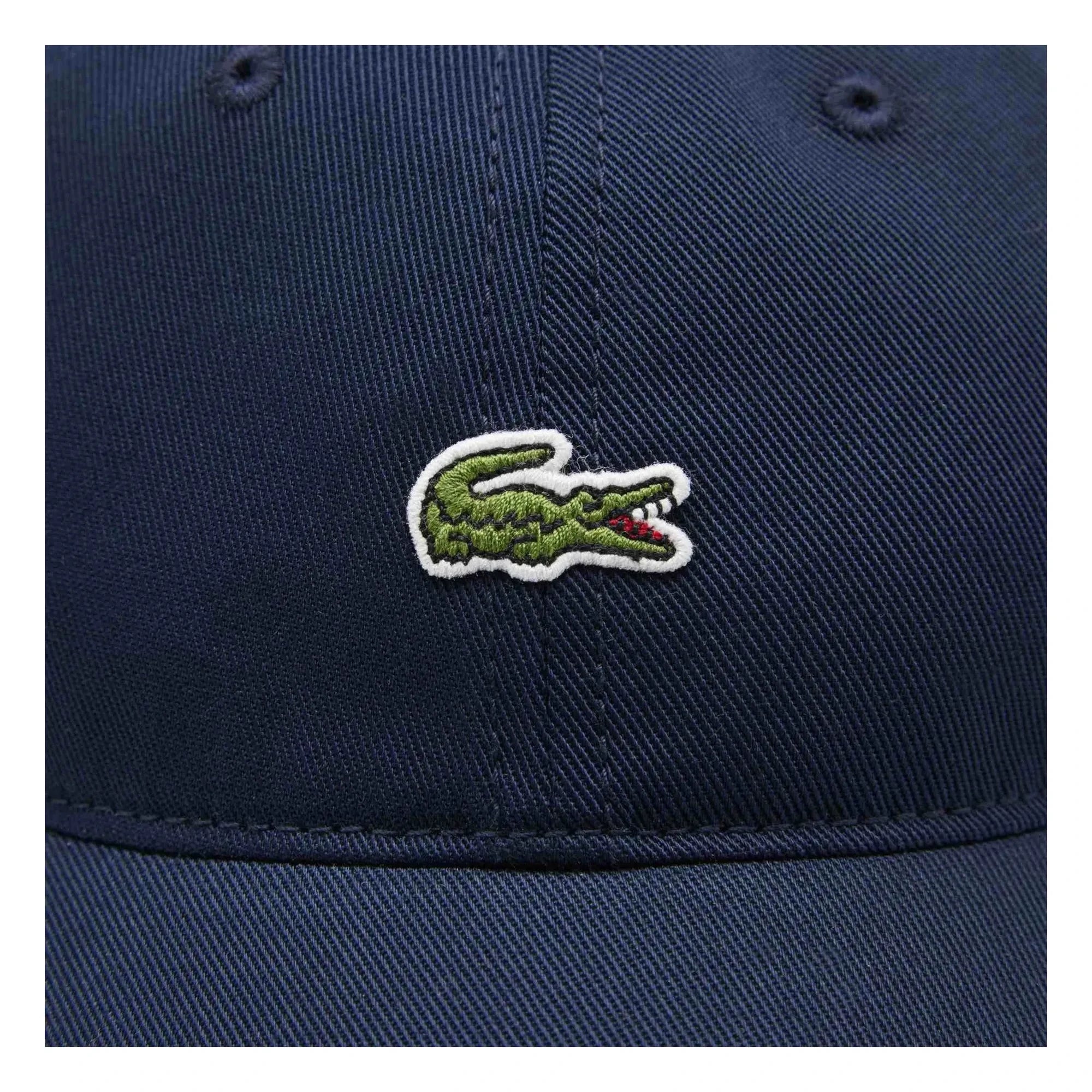 Lacoste - Logo Organic Cotton Hat | Navy