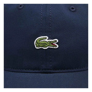 Lacoste - Logo Organic Cotton Hat | Navy