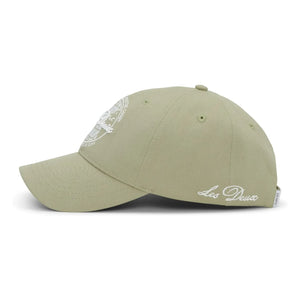 Les Deux - Globe Logo Cap | Khaki