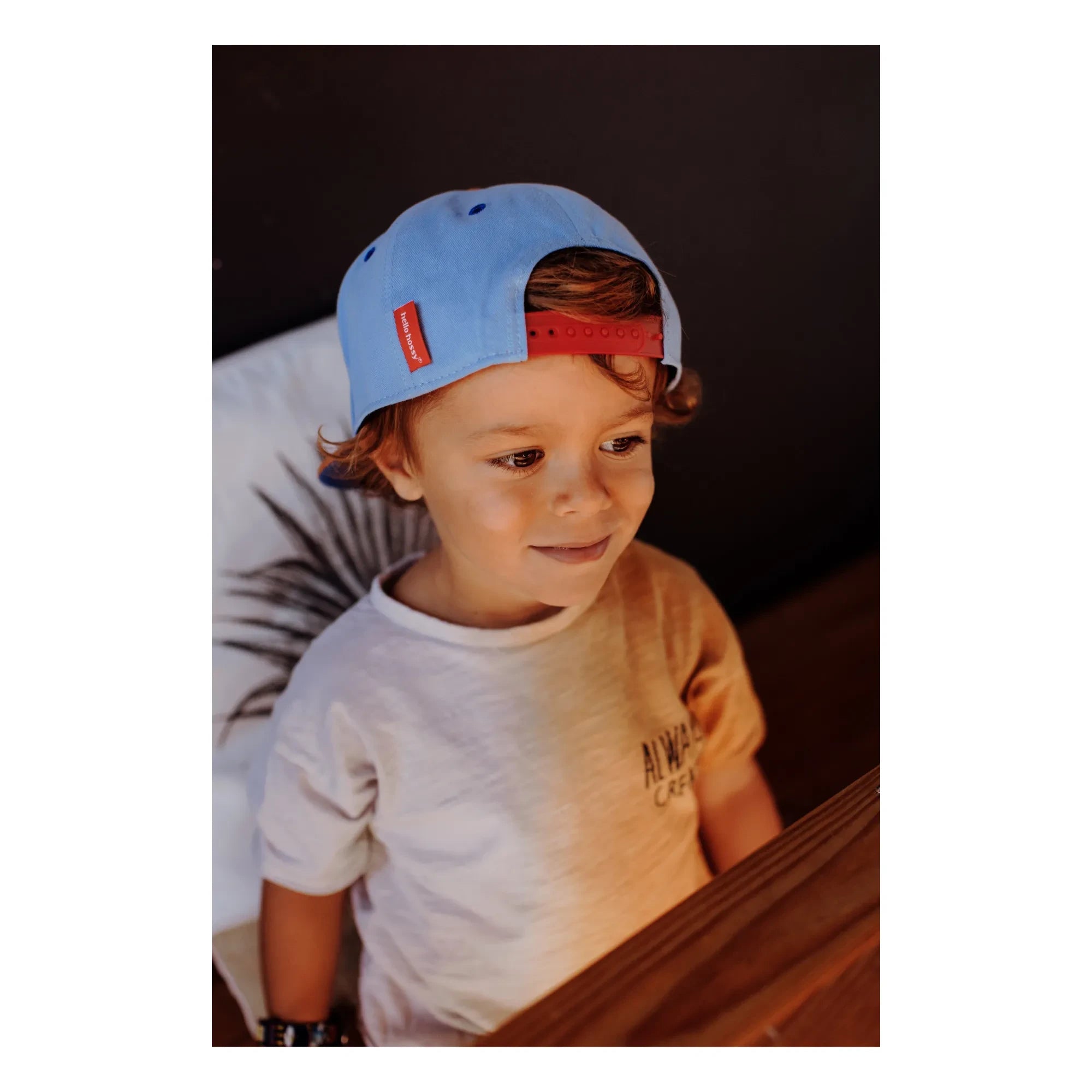 Hello Hossy - Flat Visor Hat | Denim Blue