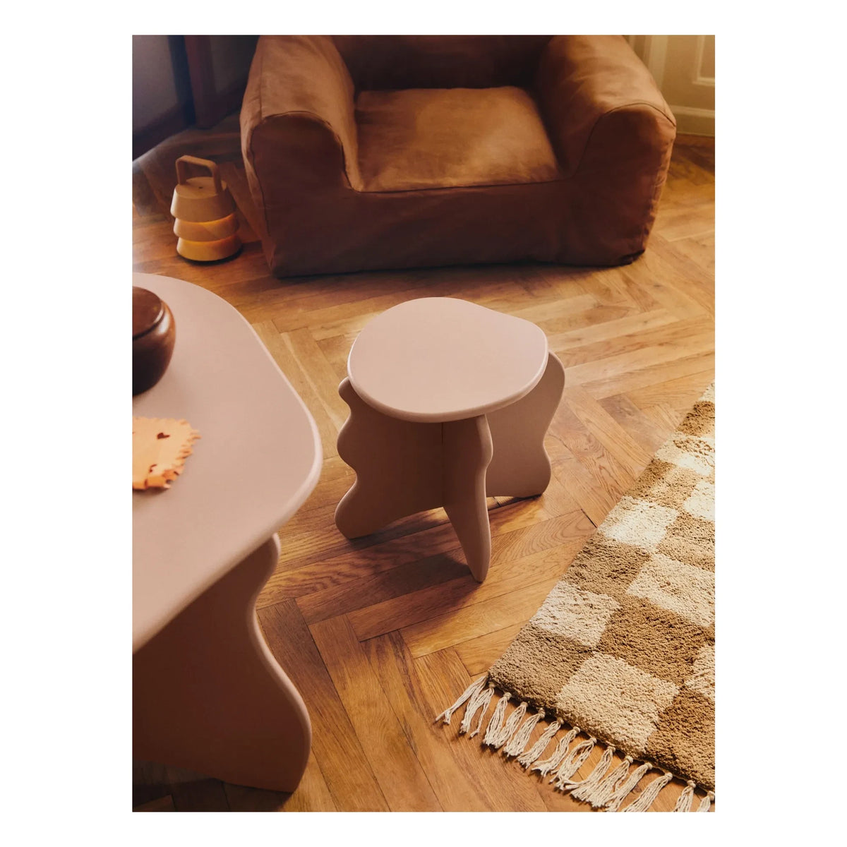 Ferm Living Kids - Pink Slope Stool