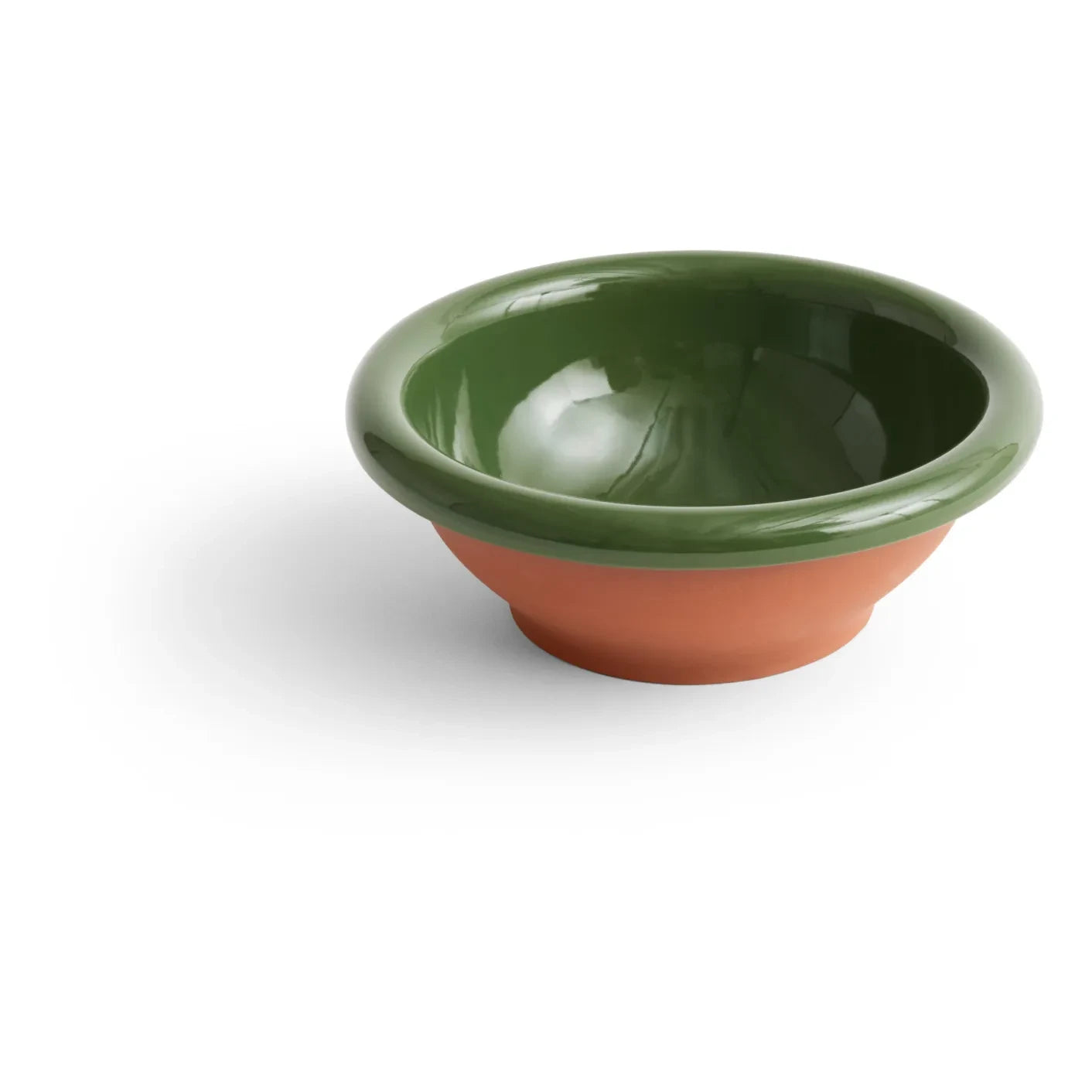 Hay - Terracotta clay salad bowl, Rui Pereira | Green
