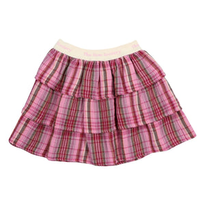 the new society - Adriana Double Layer Cotton Skirt | Pink