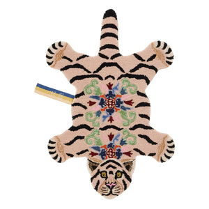 Doing Goods - Mahee Majestic Wool Tiger Rug | Peach