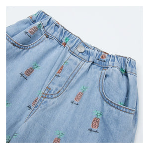 Jelly Mallow - Jean Düz Pineapple | Blue