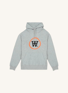 Wood Wood - Ian Organic Cotton Logo Hoodie - Adult Collection | Gray