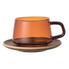 Kinto - Sepia Tiki Mug and Plate | Amber