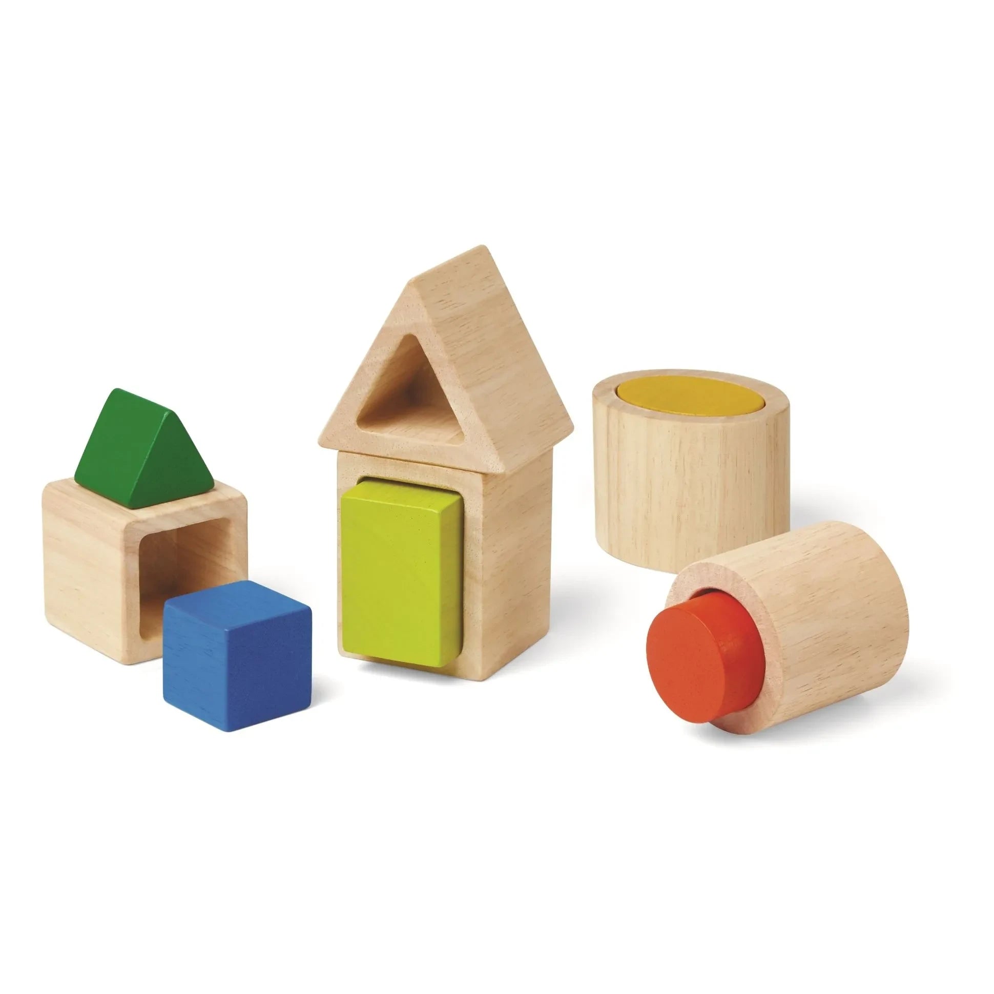 Plan Toys - Birbirine geçen geometrik şekiller