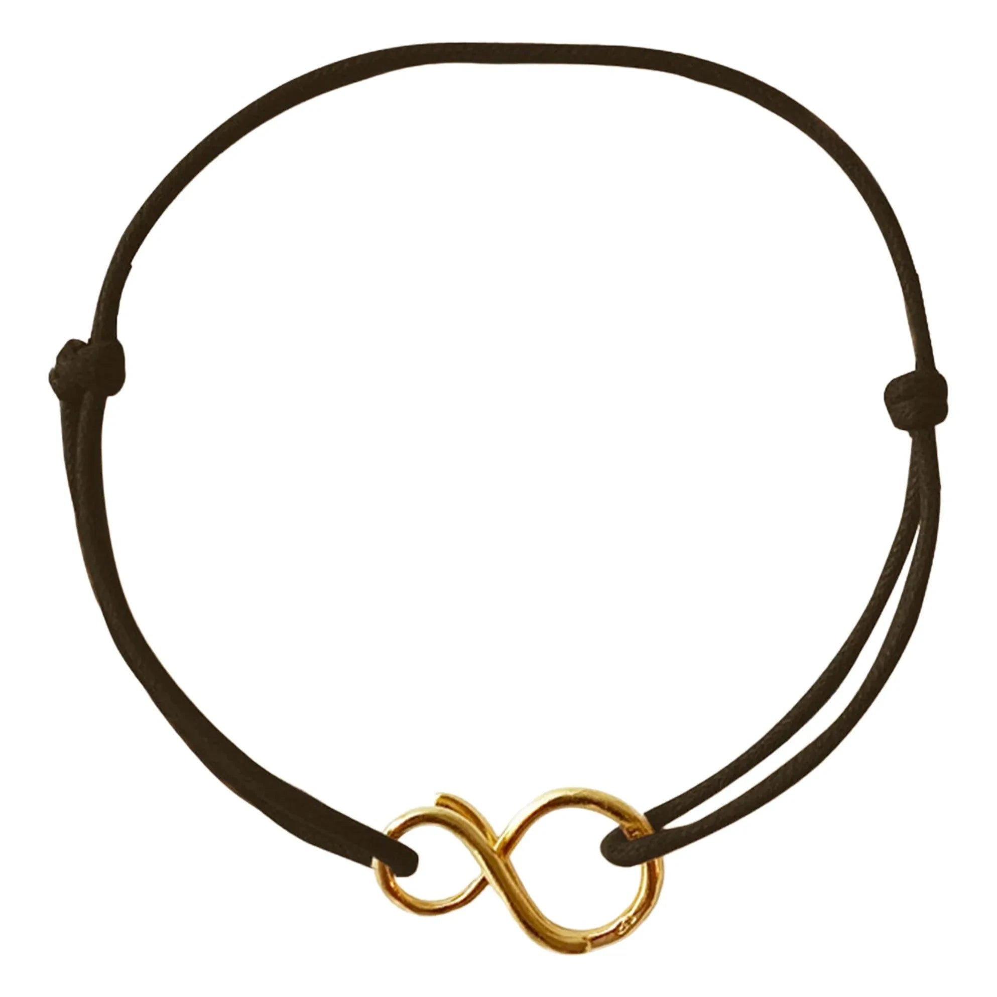 LAH - Mini-Infinity Cord Bracelet | Chocolate
