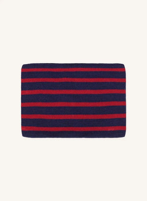 Petit Bateau - Çizgili Organik Pamuk Choker | Gece mavisi