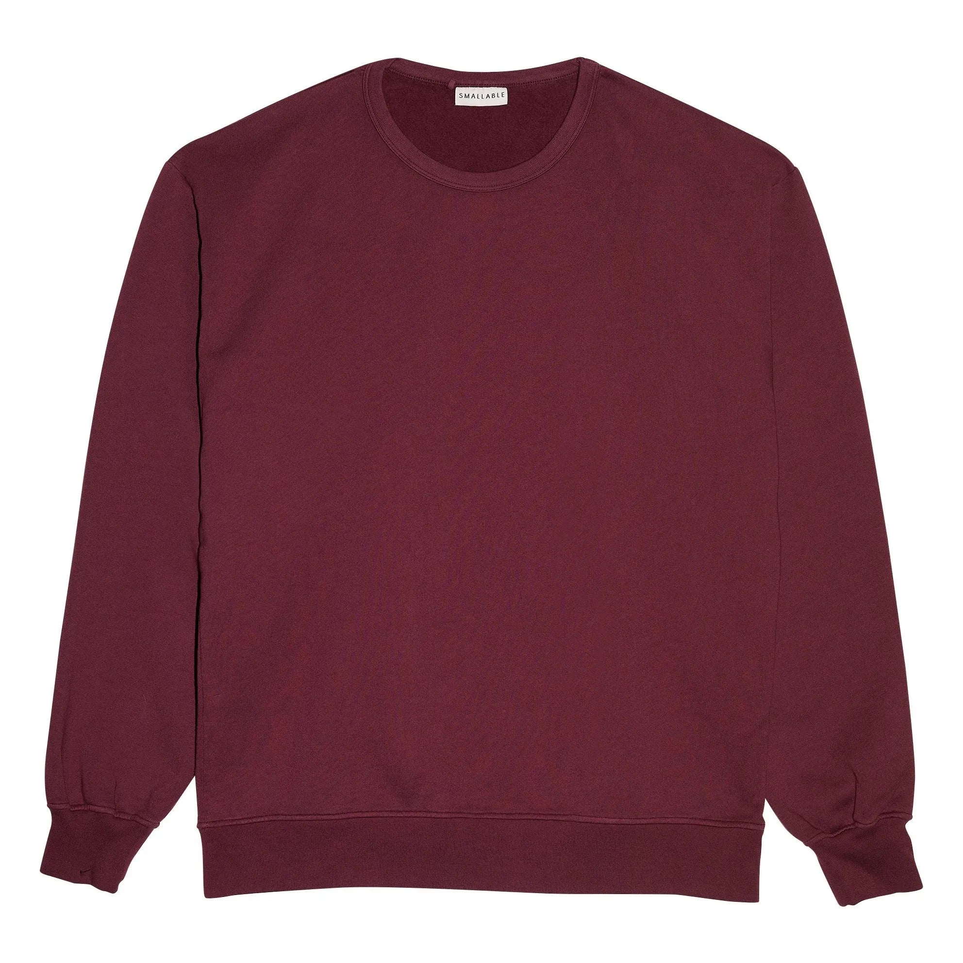 Smallable Man - Organic cotton sweatshirt | Aubergine
