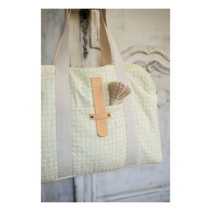 1+ in the family - Vichy Maternity Bag | Pale Yellow