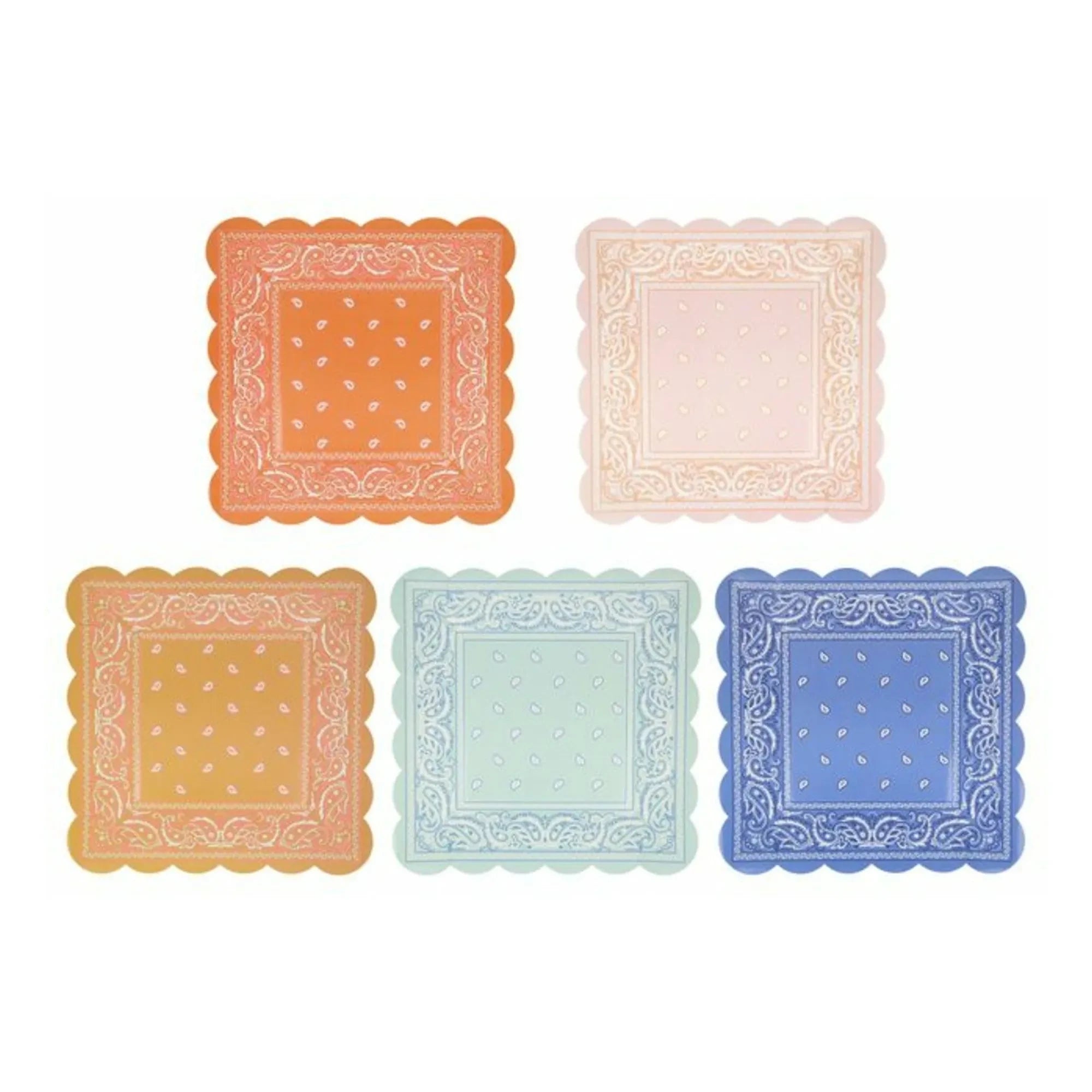 Meri Meri - Western Style Plates - 8-piece Set
