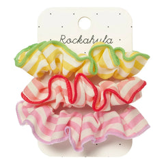 Rockahula Kids - 3-Piece Striped Hair Clip Set | Ecru