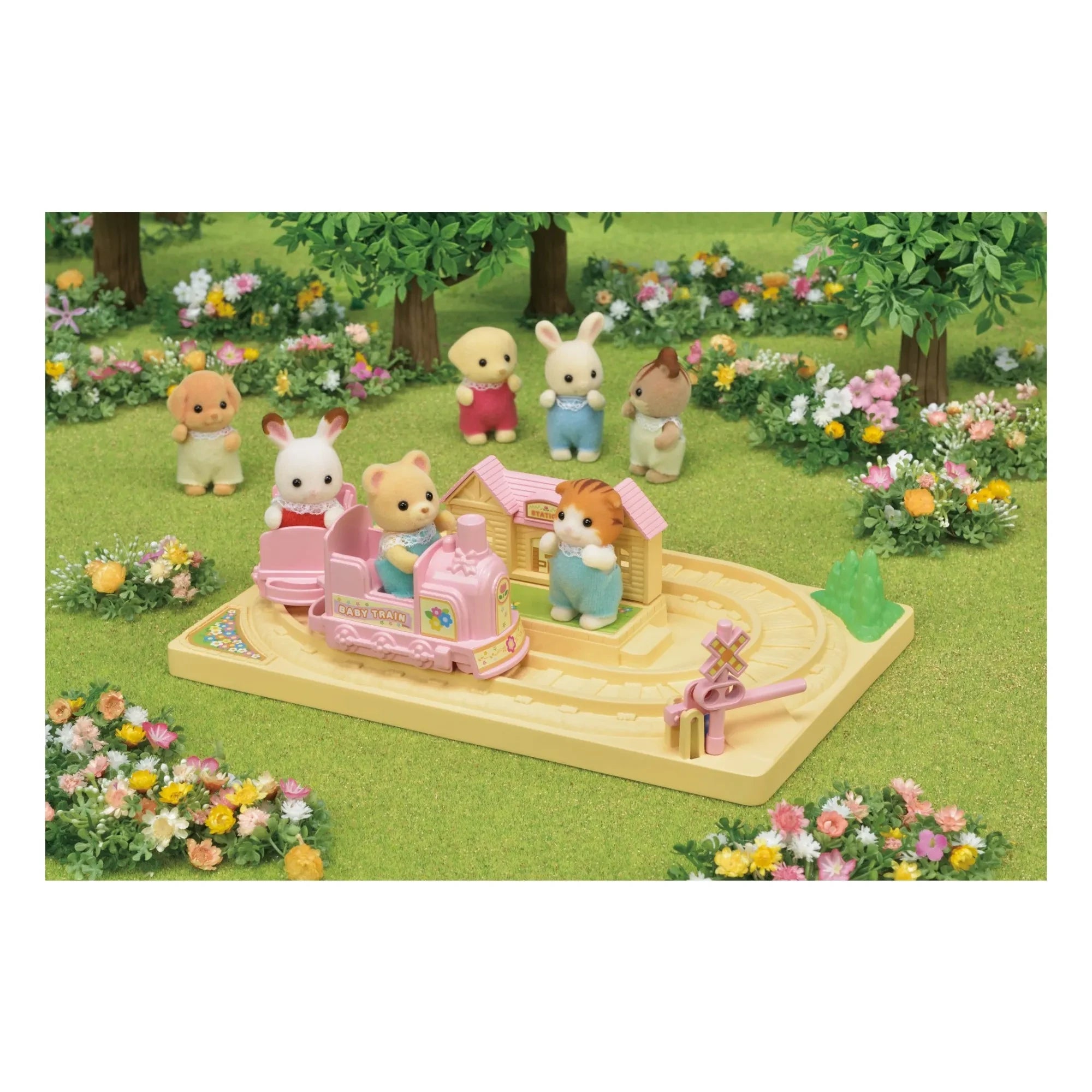 Sylvanian Families - Çuf Çuf Tren ve Bebek Ayı Oyuncak