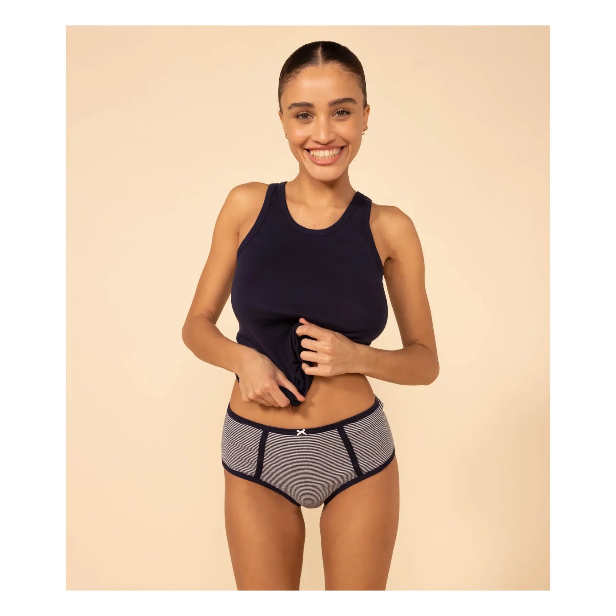 Petit Bateau - Pack of 2 Women's Hip Shorts Skirts | White