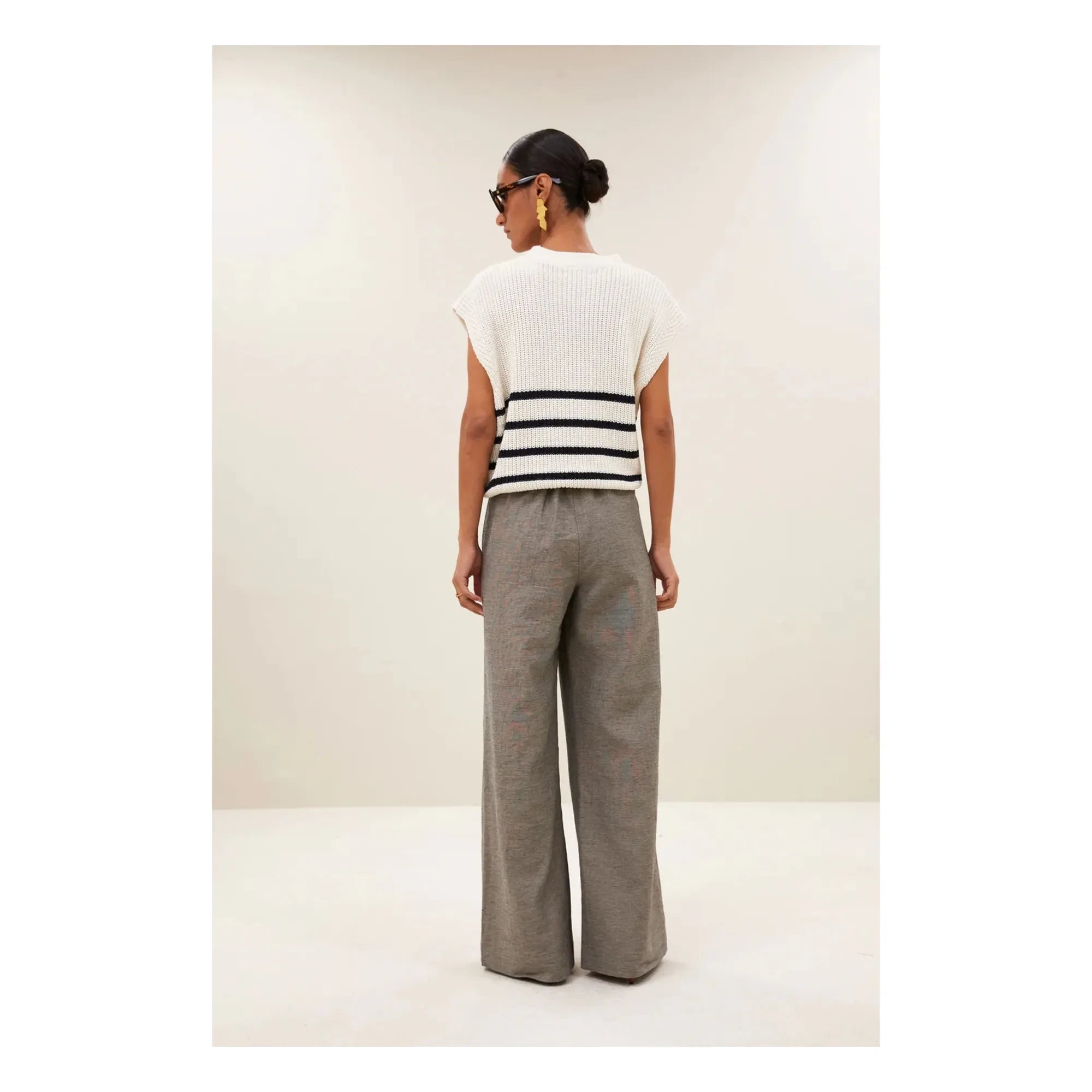 By Bar - Lune Spencer Sweater | White
