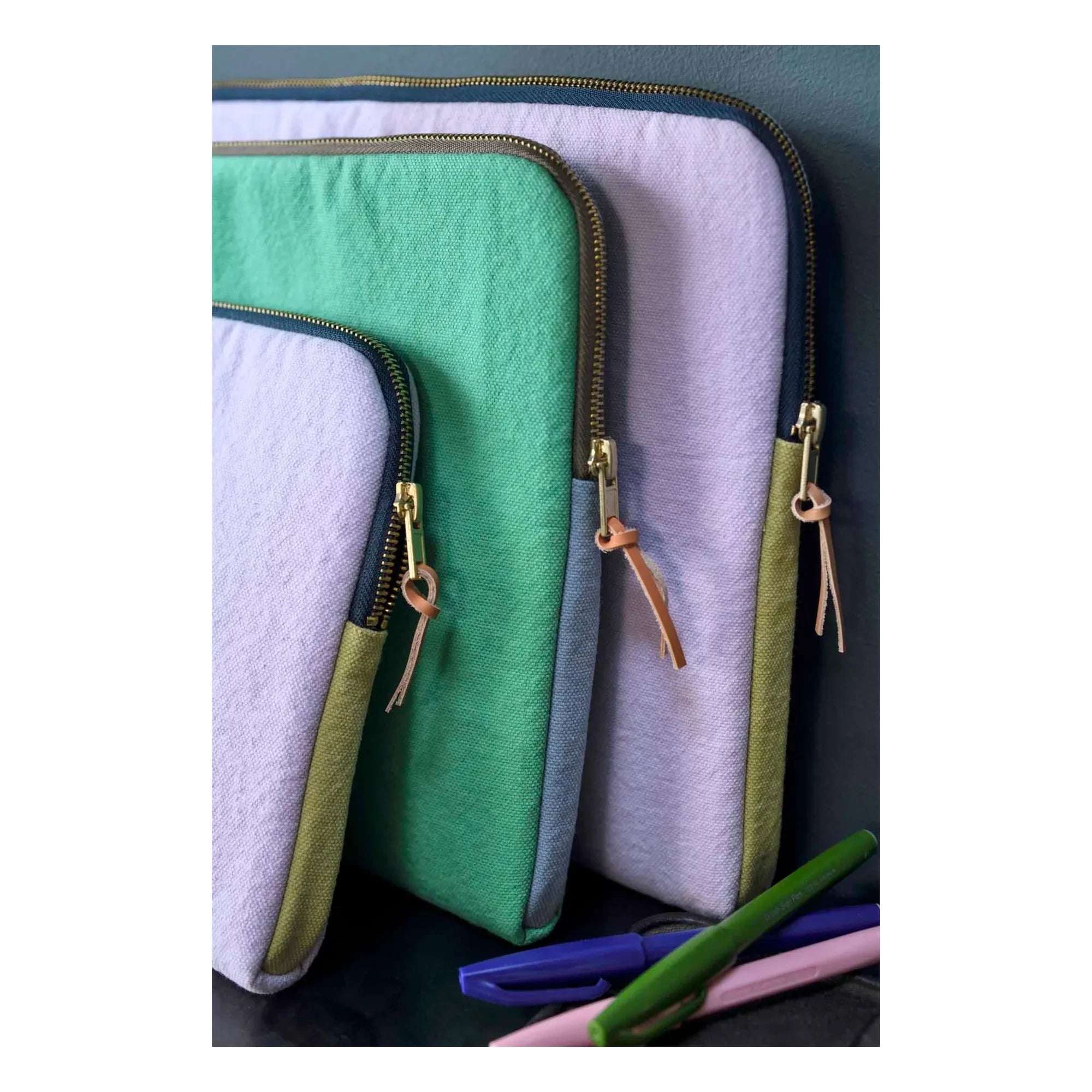 La cerise sur le gâteau - Tricolo computer bag | Lilac