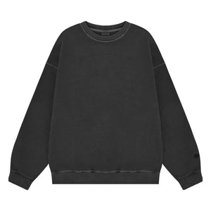 Kappy - Pigment Baskılı Pamuklu Sweatshirt | Koyu Gri