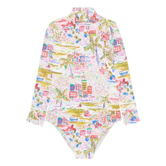 Lison Paris - Gigi Recycled Fiber UV Protection Swimsuit | Pink