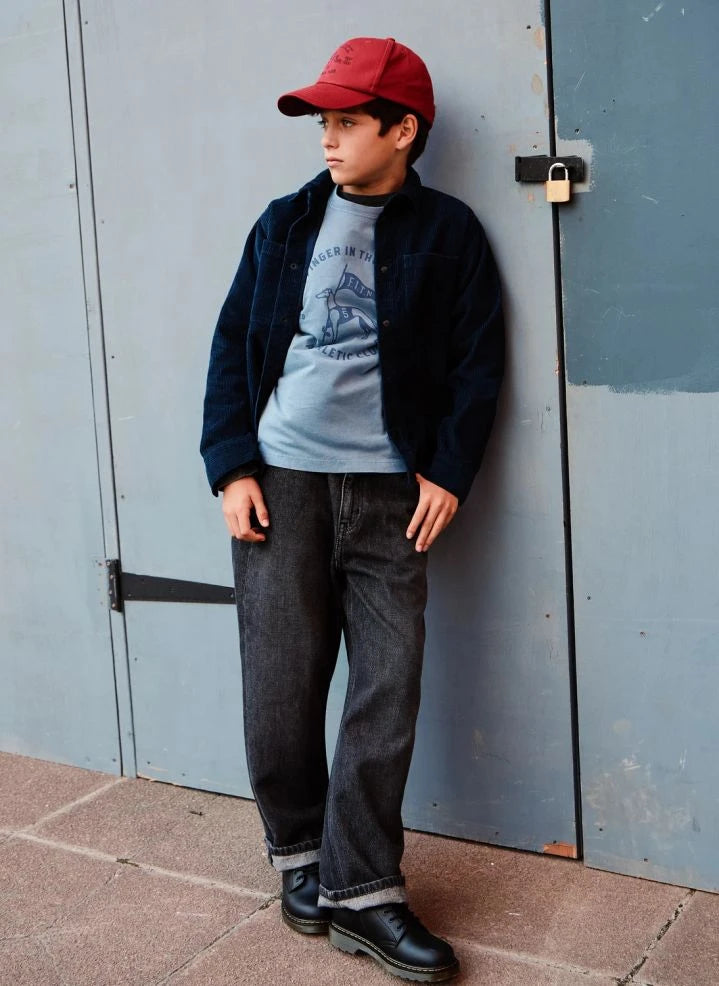 Finger in the nose - Enara Denim Shirt | Navy