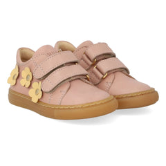 Angulus - Double Scratch Flower Sneakers | Pale Pink