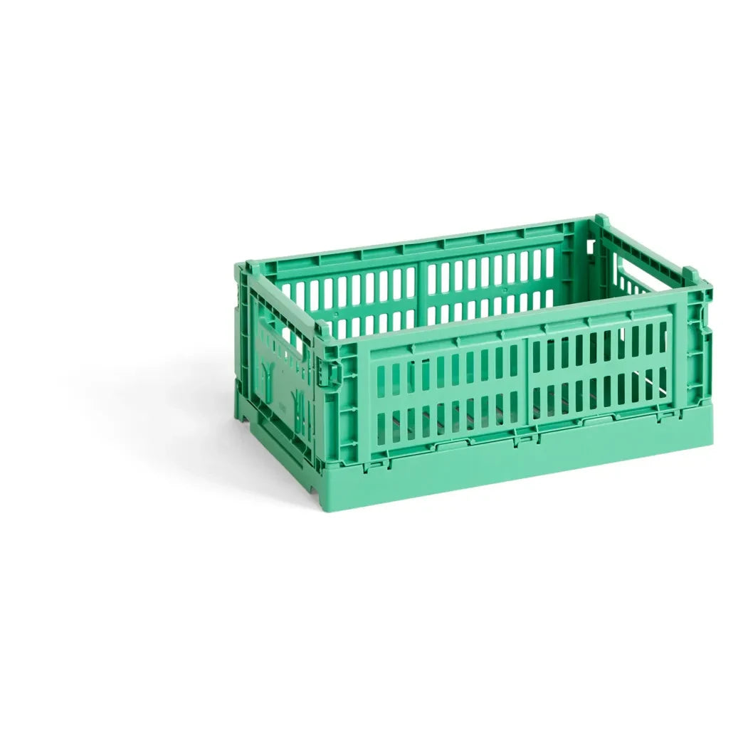 Hay - 100% Recycled Foldable Crate | Mint Green