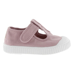 Victoria - Scratch Sneakers Sandal with Canvas Strap | Dust Pink
