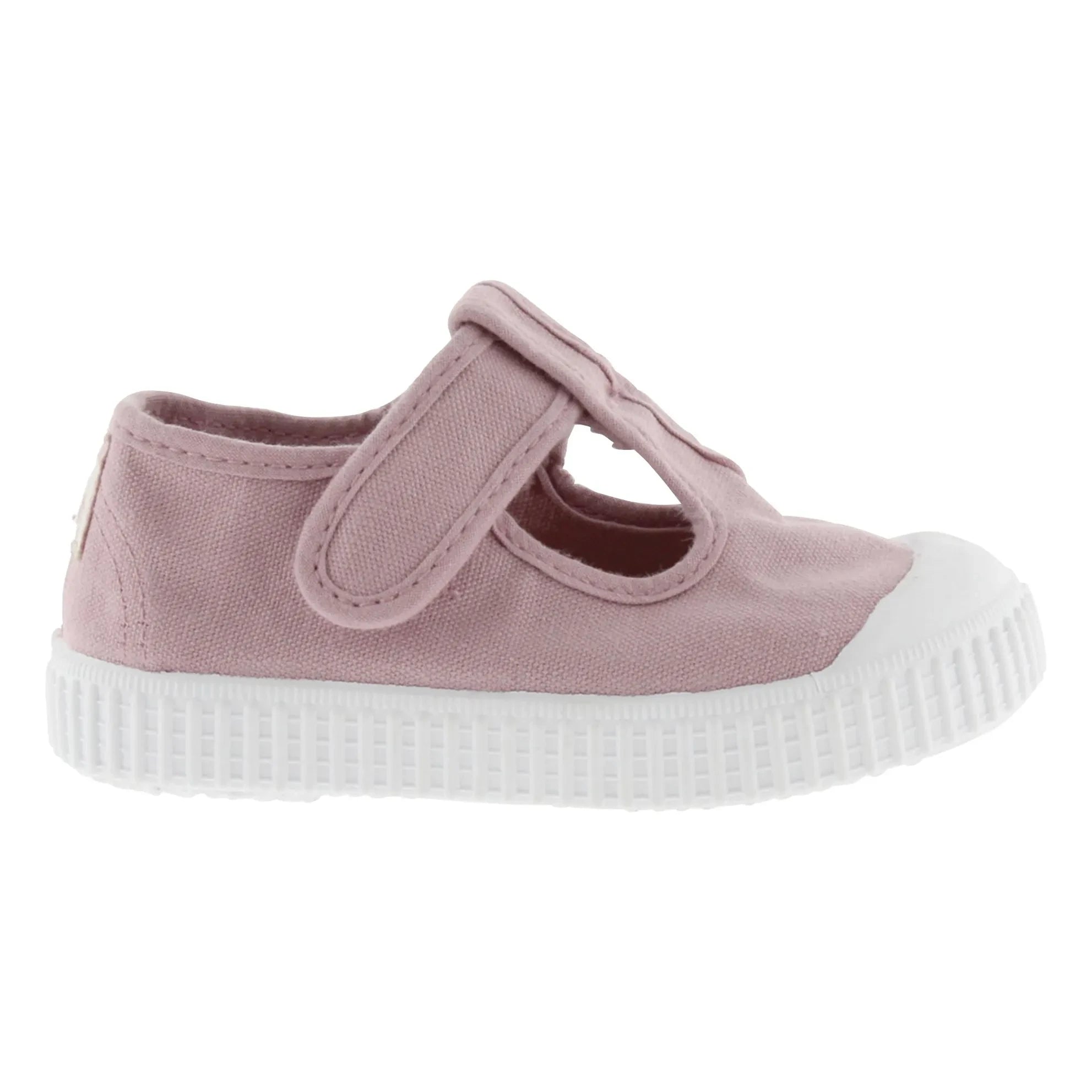 Victoria - Scratch Sneakers Sandal with Canvas Strap | Dust Pink