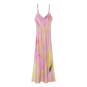 Mes Demoiselles - Pera Silk Dress | Pink