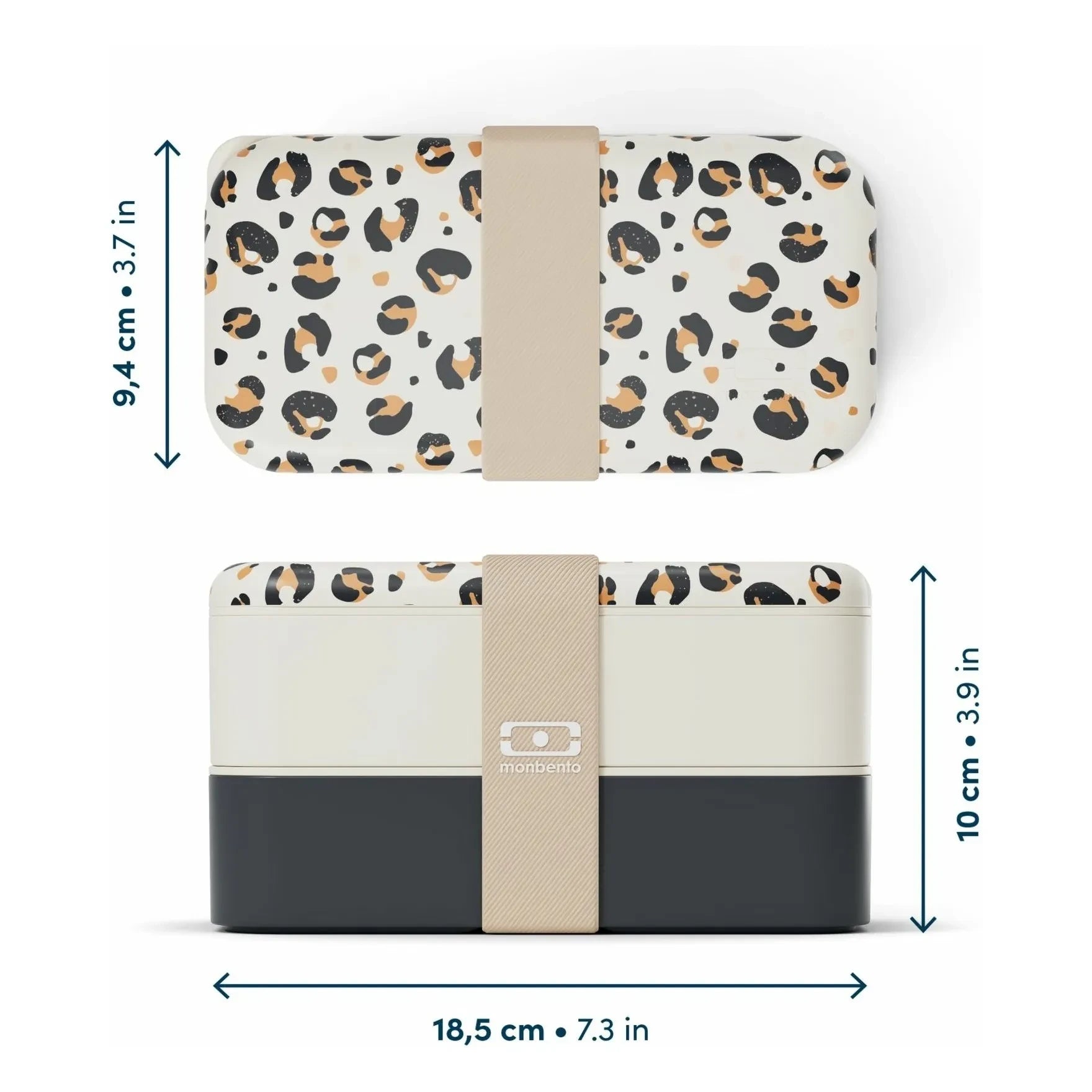 Monbento - Bento 2-Compartment Original | Leopard