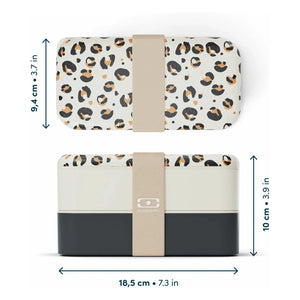 Monbento - Bento 2-Compartment Original | Leopard