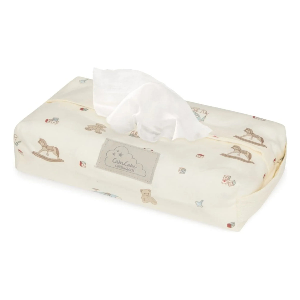 Cam Cam - Vintage Toys Wipes Container | Beige