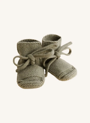Hvid - Merinos Yünlü Terlikler | Haki