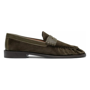 Lachoix - Penny Süet Loafer | Haki